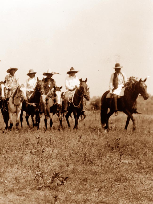Cheyenne on Horseback