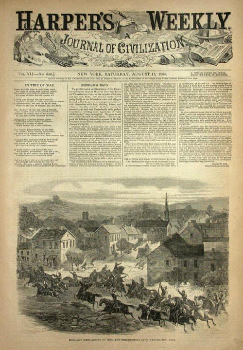 Morgan's Raiders in Washington Ohio