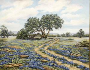 Western Art Texas Hill Country Painting