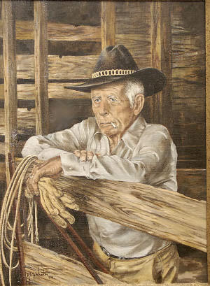 Western Art Cowboy Painting