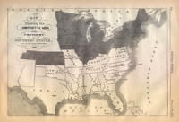 Map of the Confederate States