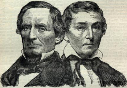 Jefferson Davis and Alexander Stephens