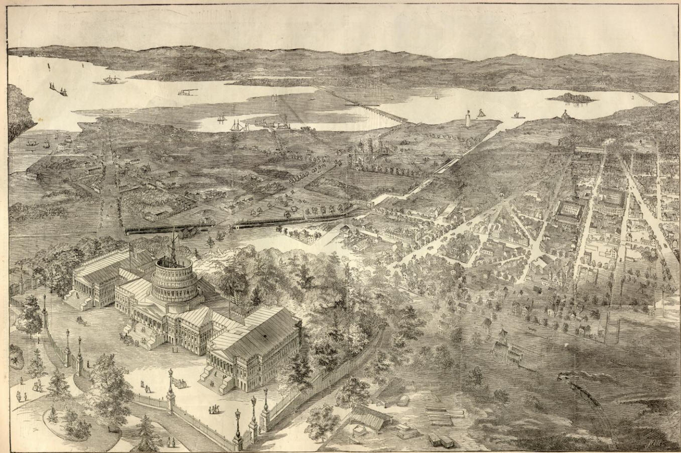 Resultado de imagen de Washington 1861