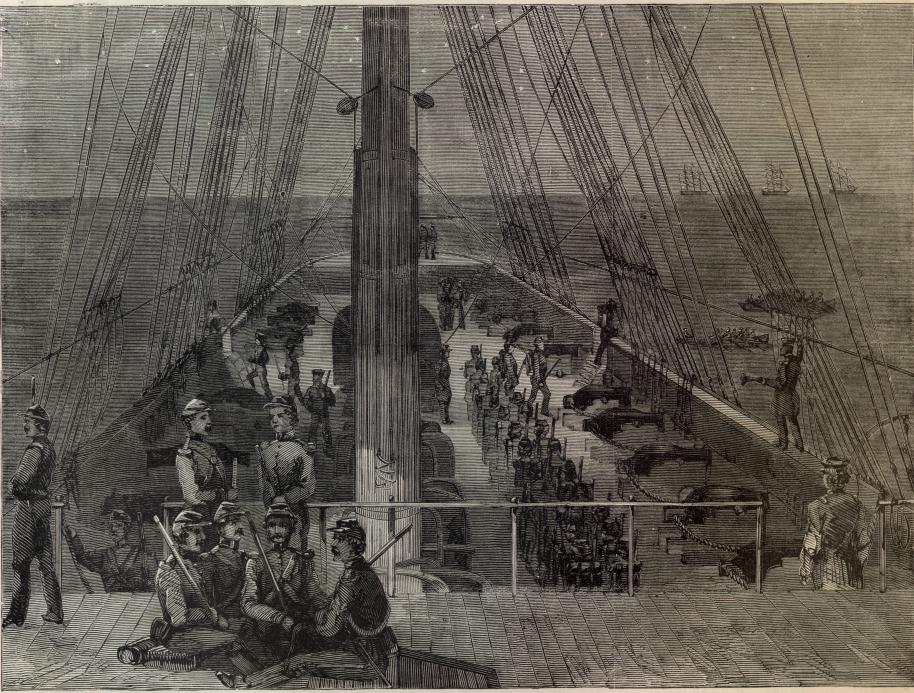 Sailors on Ship Deck