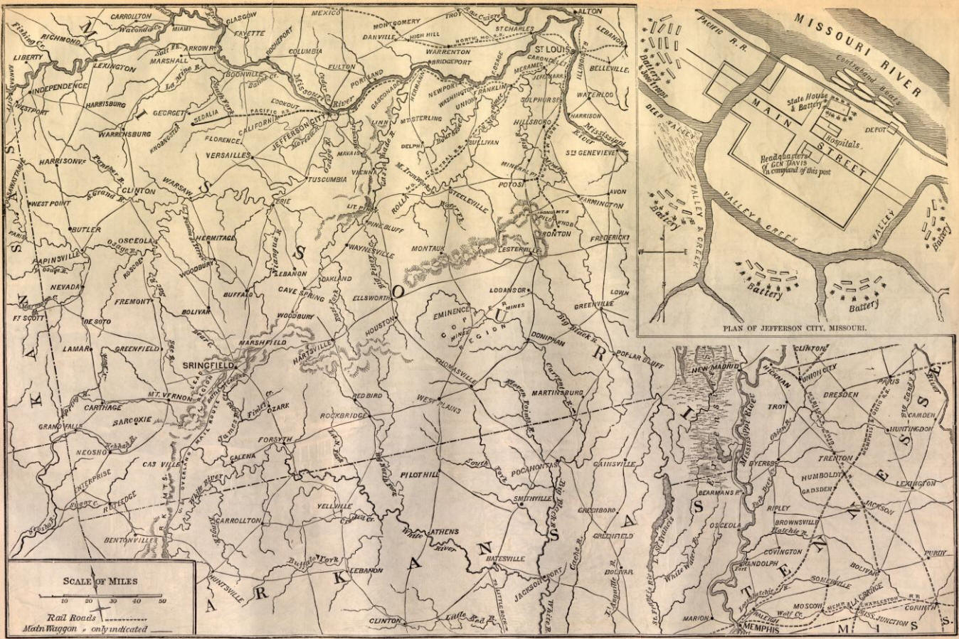 Missouri Battle Map