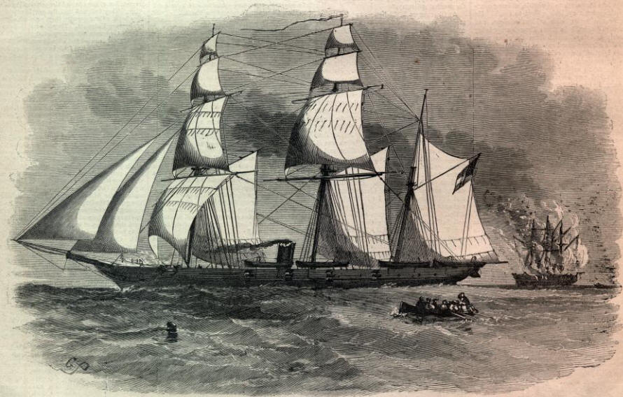 Civil War Pirate Ship the Alabama