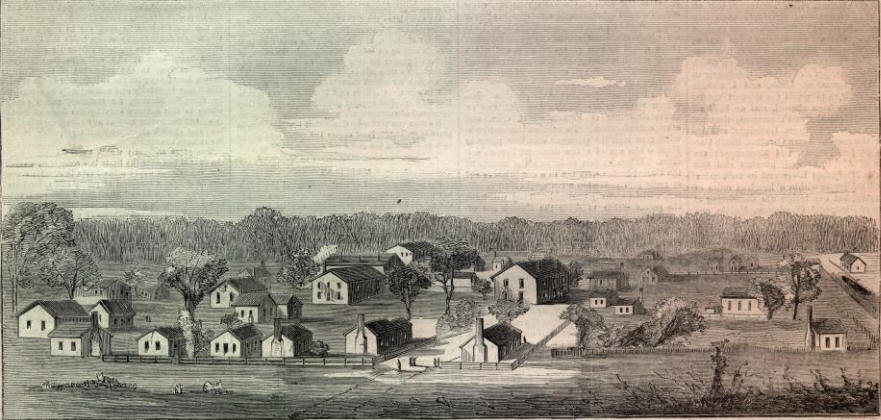 Beauregard's headquarters in Corinth Mississippi