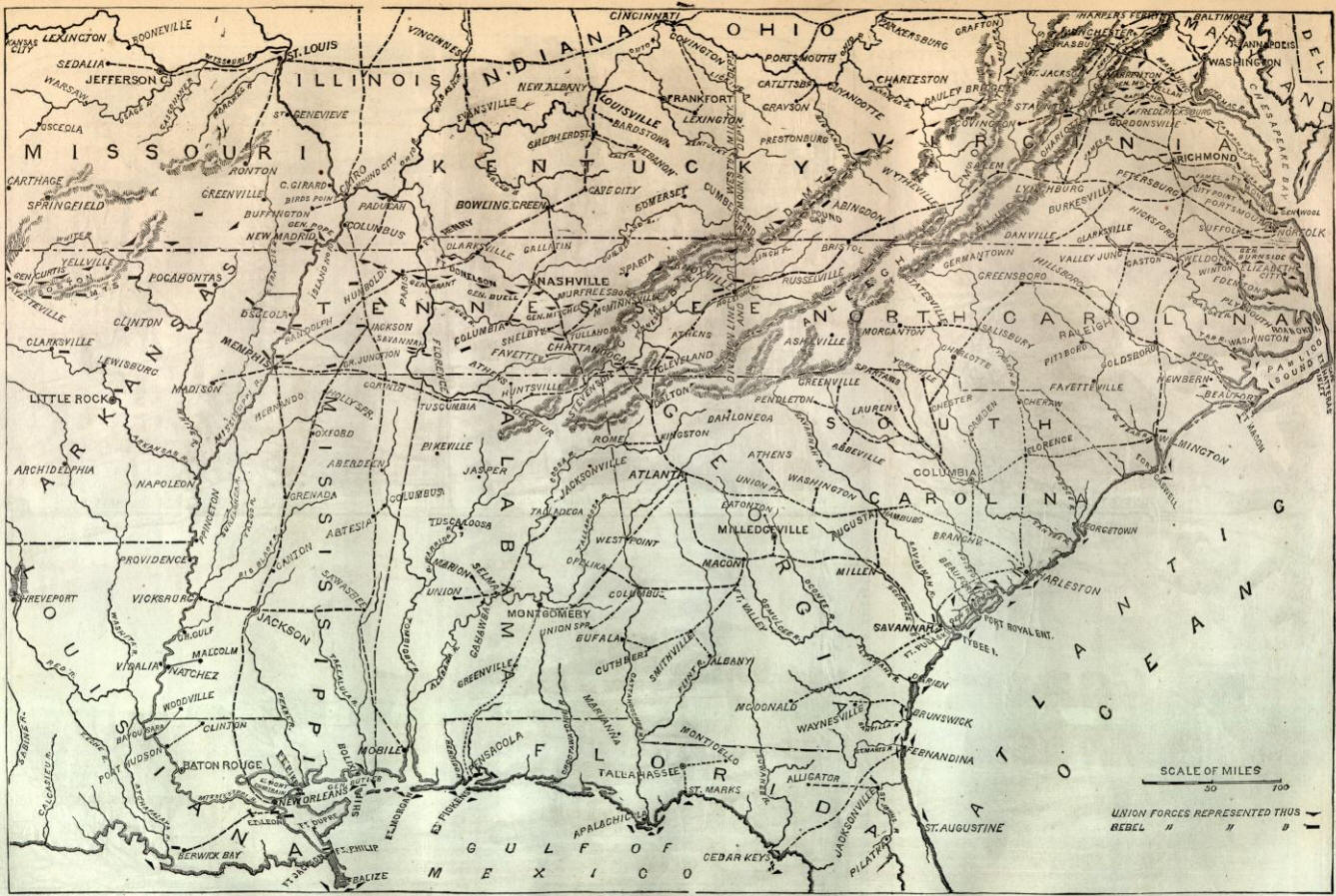 Civil War Battle Map