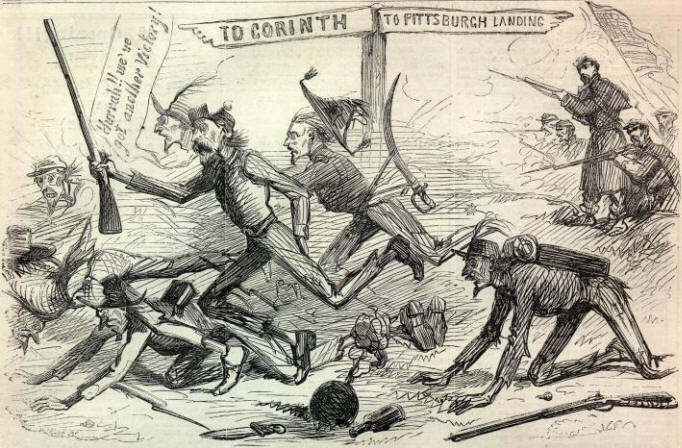 Battle of Shiloh Cartoon