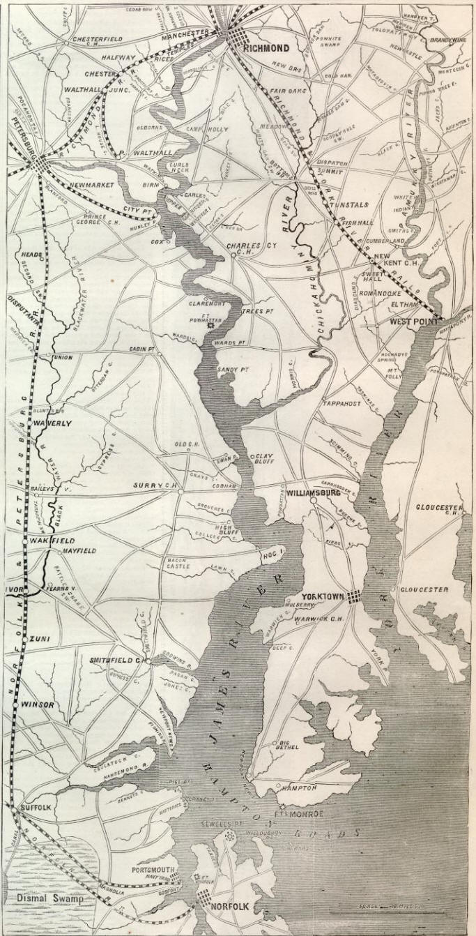 Map of Hampton Roads