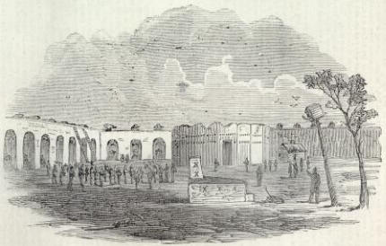 Interior of Fort Jackson