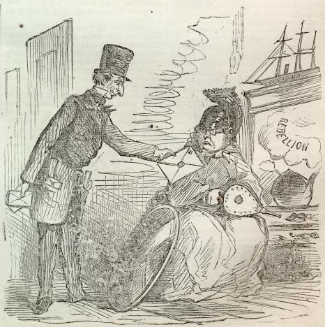 Seward and Lincoln Cartoon
