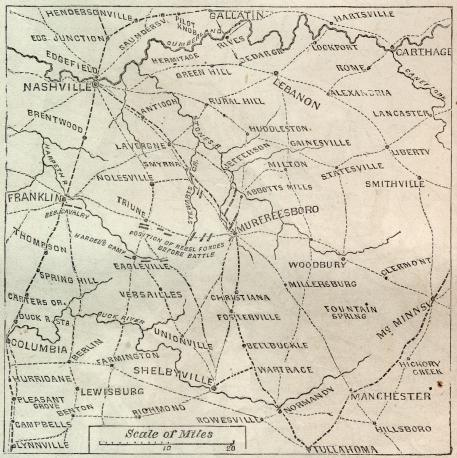 Battle Map Murfreesboro