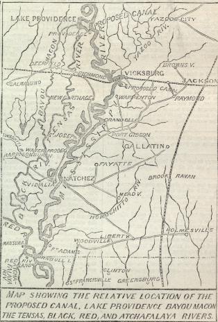 Map of Lake Providence