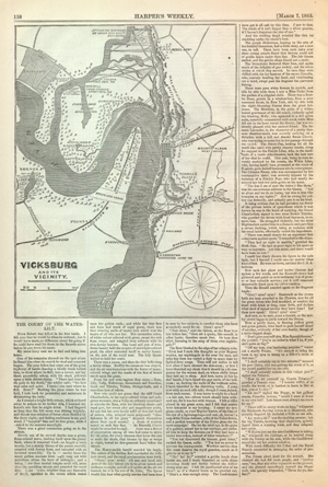 Picture of the Battle of Vicksburg