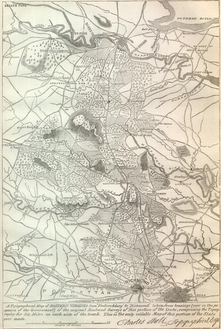 Fredericksburg Map