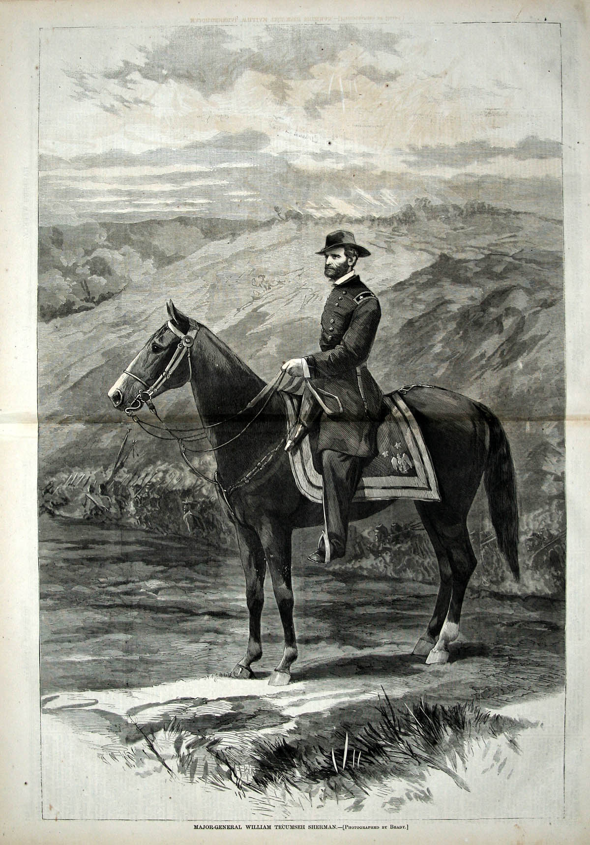 General Sherman on Horseback