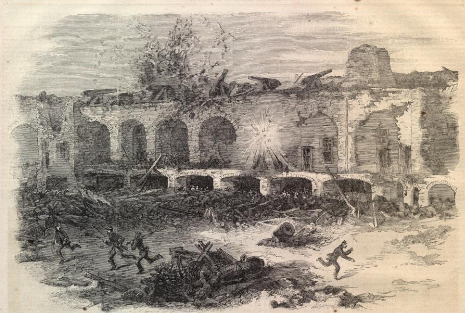 Fort Sumter Explosion