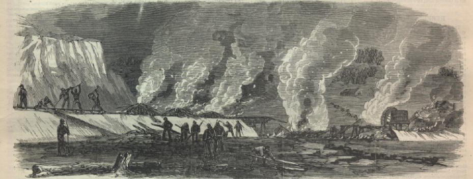 Destruction of Railroad