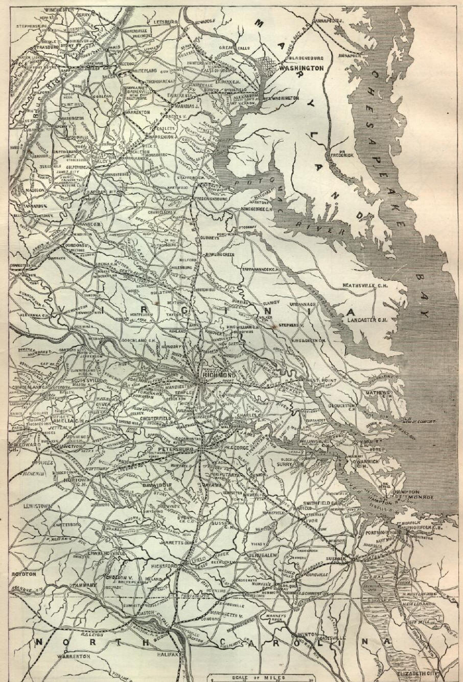 Virginia Battle Map