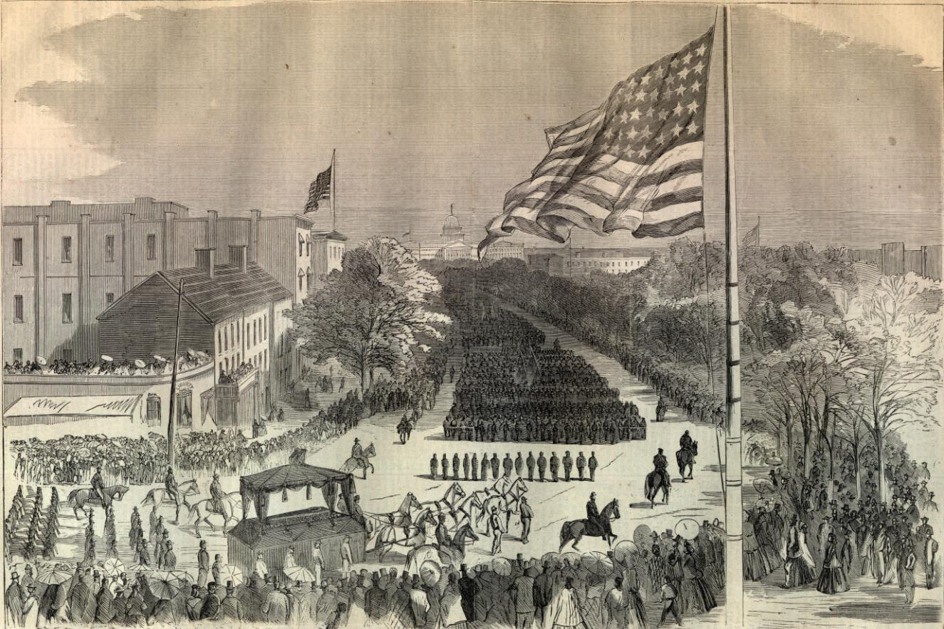 Abraham Lincoln Funeral Procession in Washington DC