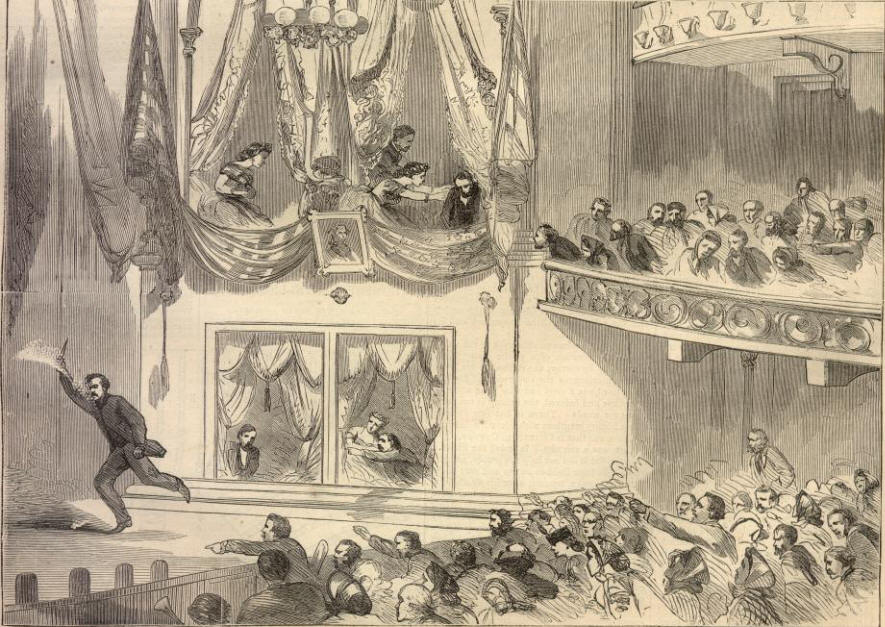 John Wilkes Booth At Ford's Theater