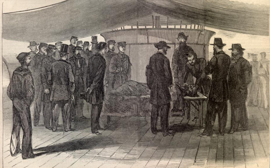 John Wilkes Booth Autopsy on the Monitor