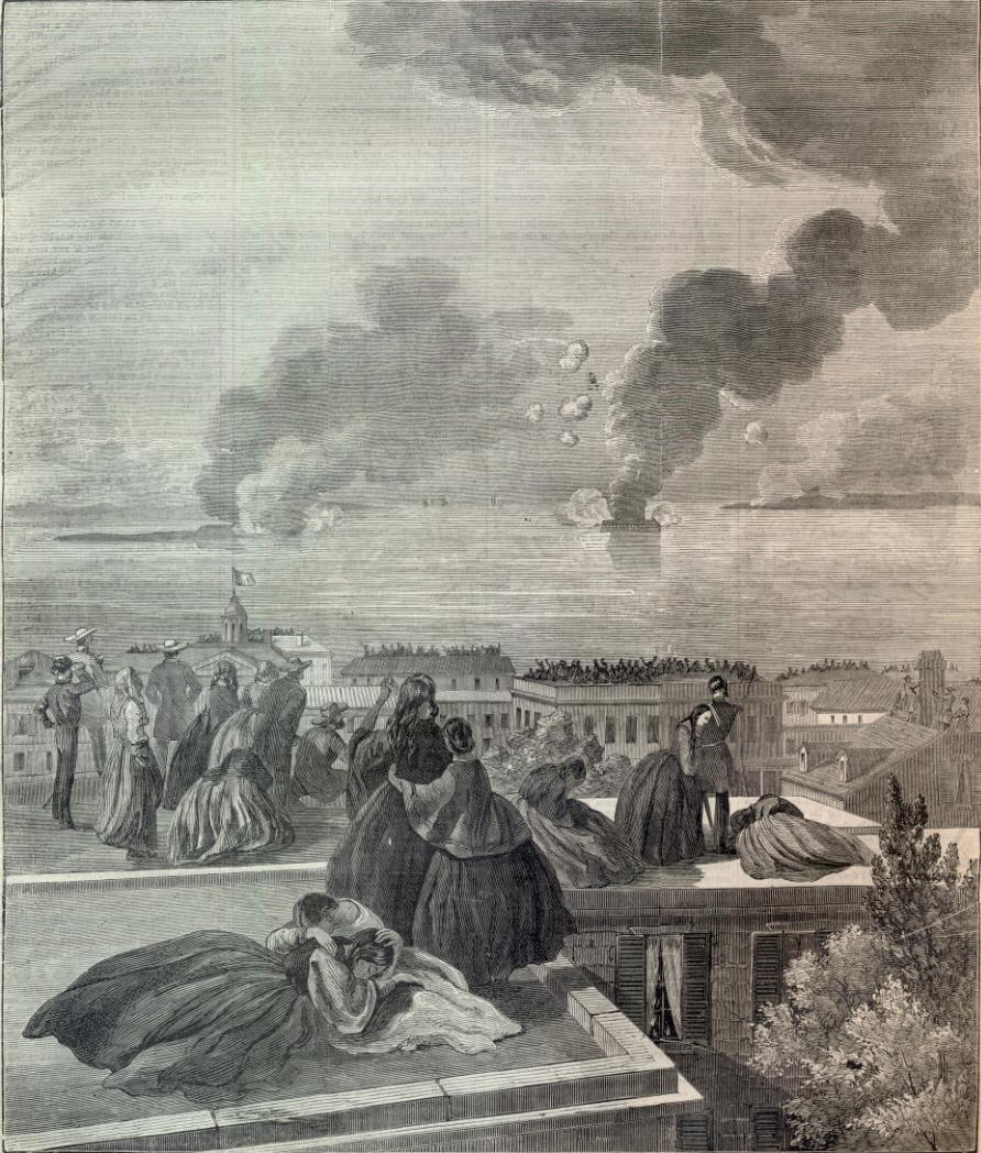 Charleston During the Bombing of Ft. Sumter