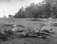 Image of Gettysburg Battle Dead at Emmittsburg Road