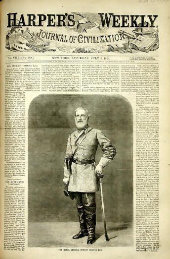 Robert E. Lee in Harper's Weekly