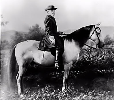 Photograph of General Robert E. Lee on Traveler