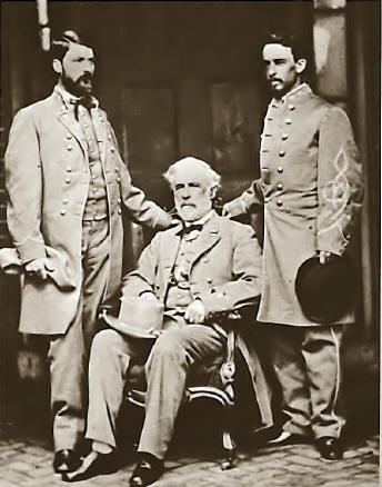 Photograph of Robert E. Lee and his Son