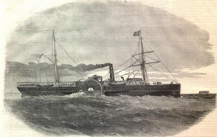 Union Warship "The Star of the West"