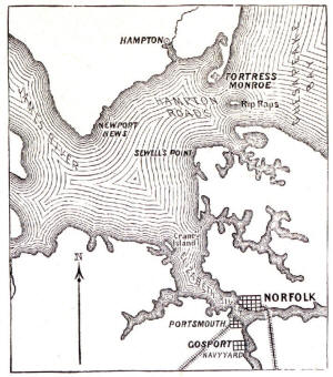 Map of Hampton Roads