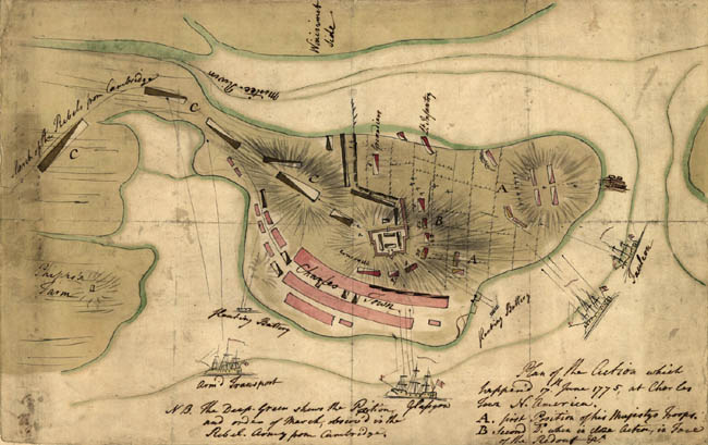 Bunker Hill Battle Map