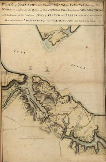 Yorktown Battle Map
