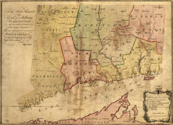 Connecticut Colony Map