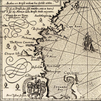 John Smith's Map of the New England Coast
