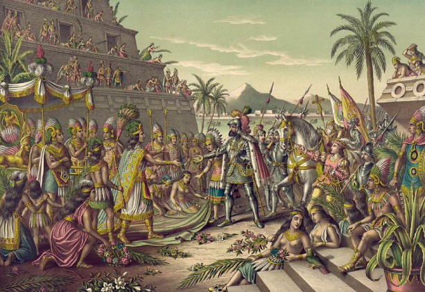 A history of the aztecs and the incas serving the spanish after being conquered