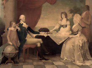 George Washington Family Portrait