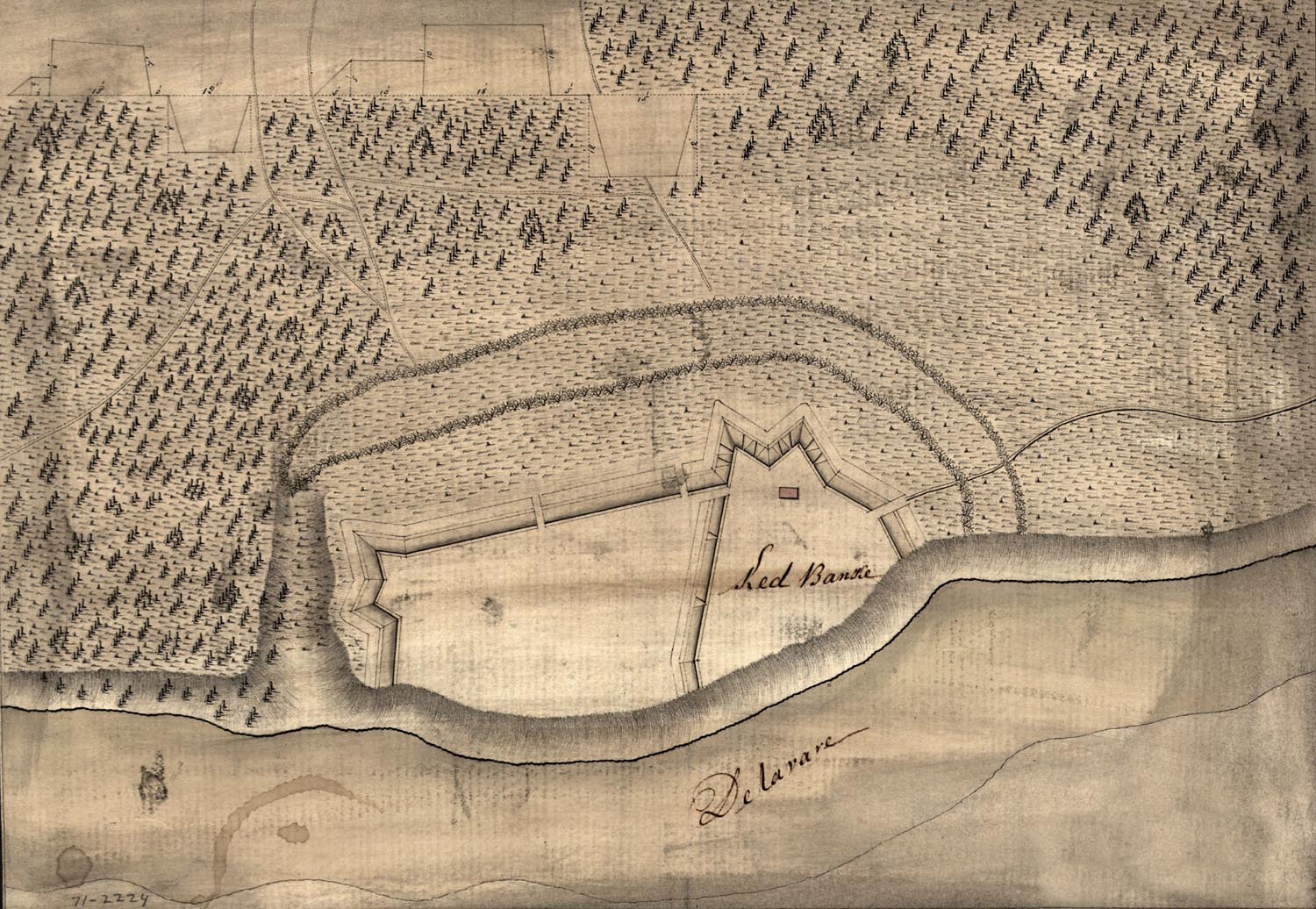 Fort Mercer Map