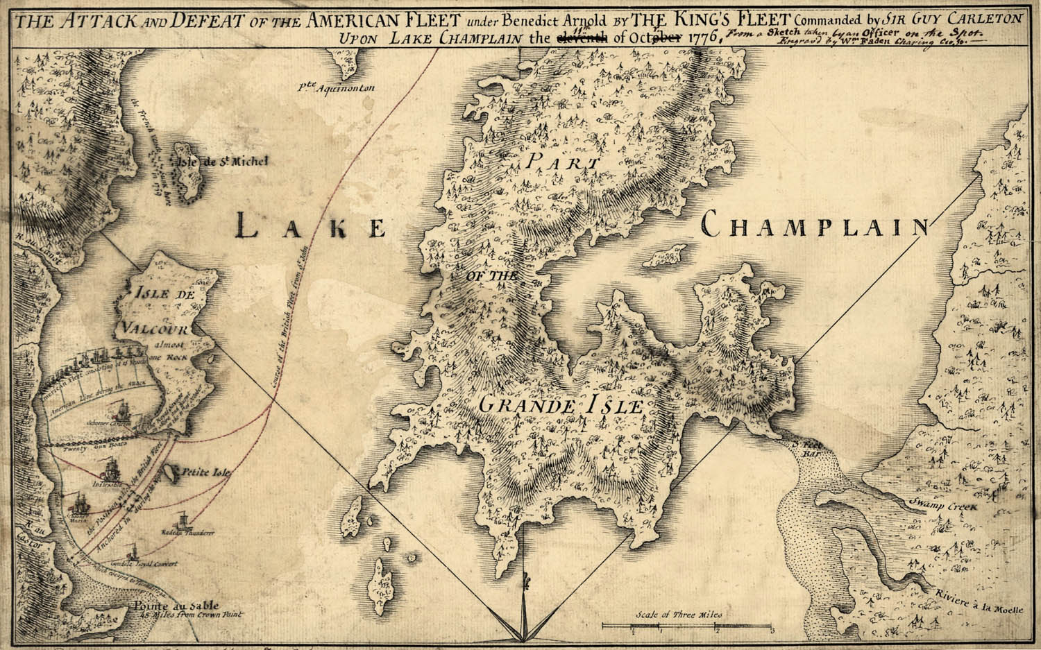 Lake Champlain Map 