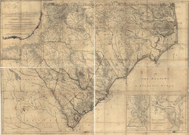 South Carolina Colony Map