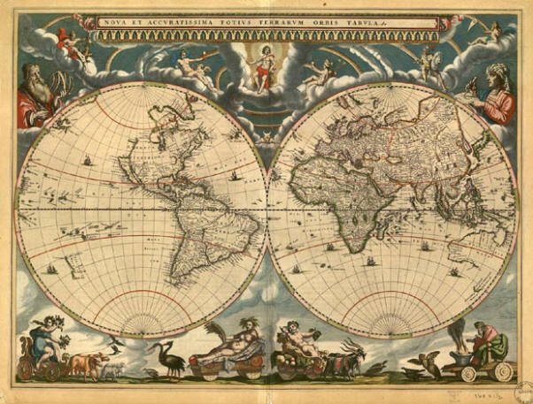 World Map 1492