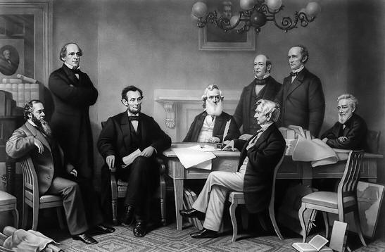 Lincoln Reads Emancipation Proclamation