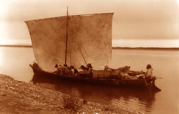 Eskimo Fishing Boat