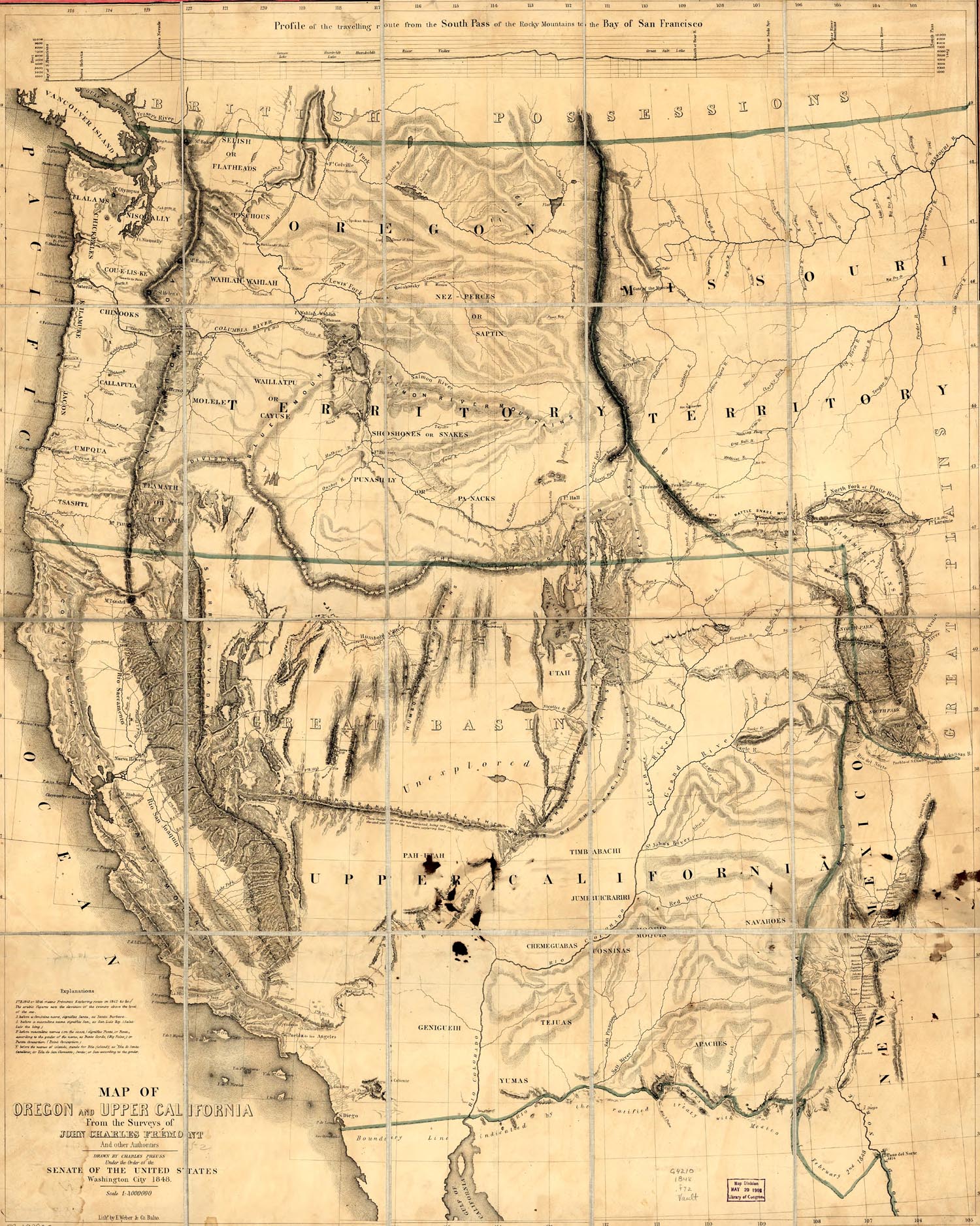 Oregon Territory Map