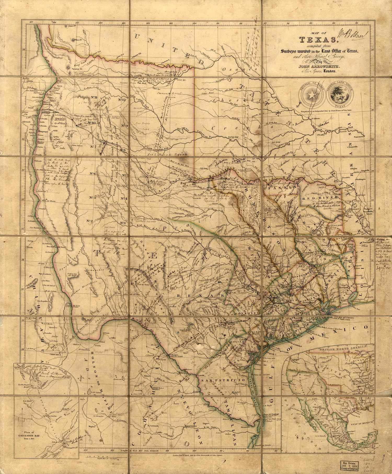 Big Republic of Texas Map