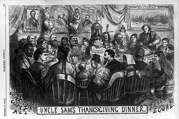 Uncle Sam's Thanksgiving Dinner