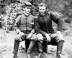 Custer and Captured Rebel